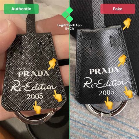 real vs fake prada re edition|prada authenticity check.